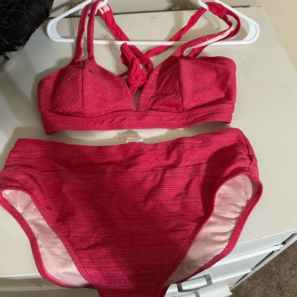 Vibrant Pink Bikini Set